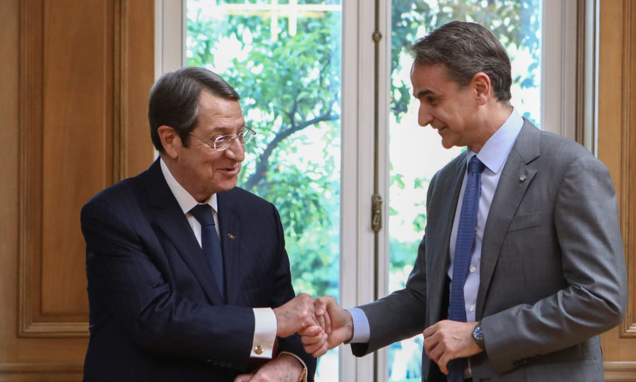 Ευχαριστίες Αναστασιάδη προς Μητσοτάκη και Μακρόν για την στήριξη στην Κύπρο