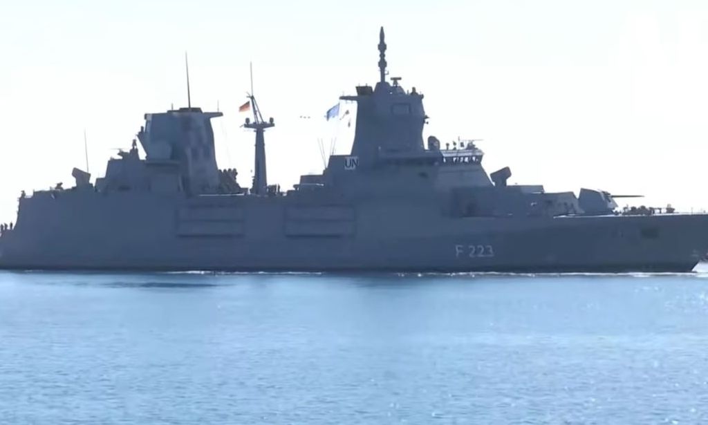 Η γερμανική φρεγάτα FGS Nordrhein-Westfalen έφτασε στο λιμάνι της Λεμεσού