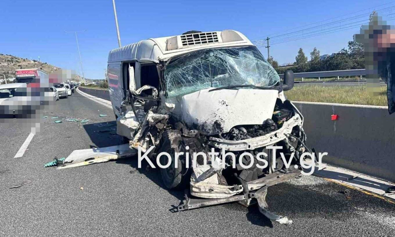 Καραμπόλα τριών οχημάτων στην Αθηνών-Κορίνθου – Τρεις τραυματίες