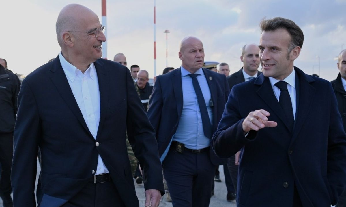 Νίκος Δένδιας: «Η παρουσία του Μακρόν σε Κύπρο και Κρήτη στέλνει σαφές μήνυμα»