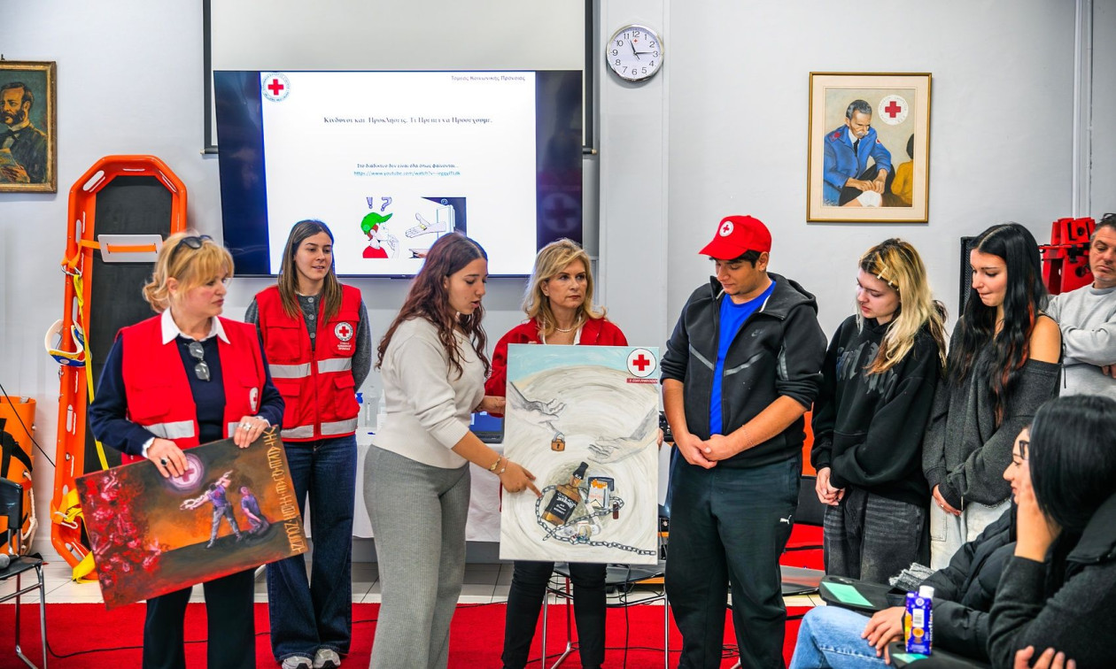Ο Ελληνικός Ερυθρός Σταυρός ενημέρωσε 150 μαθητές για την ασφαλή χρήση του διαδικτύου