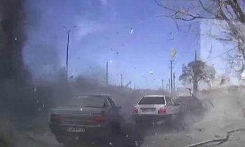 Ιράν: Η στιγμή που αμερικανοϊσραηλινή πλήττει αρχηγείο της αστυνομίας