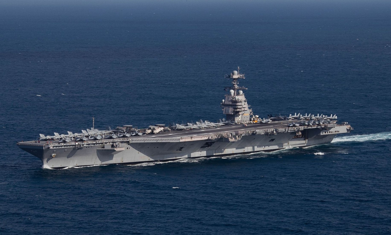 New York Times: H φωτιά που ξέσπασε στο αεροπλανοφόρο USS Gerald Ford έκαιγε επί 30 ώρες