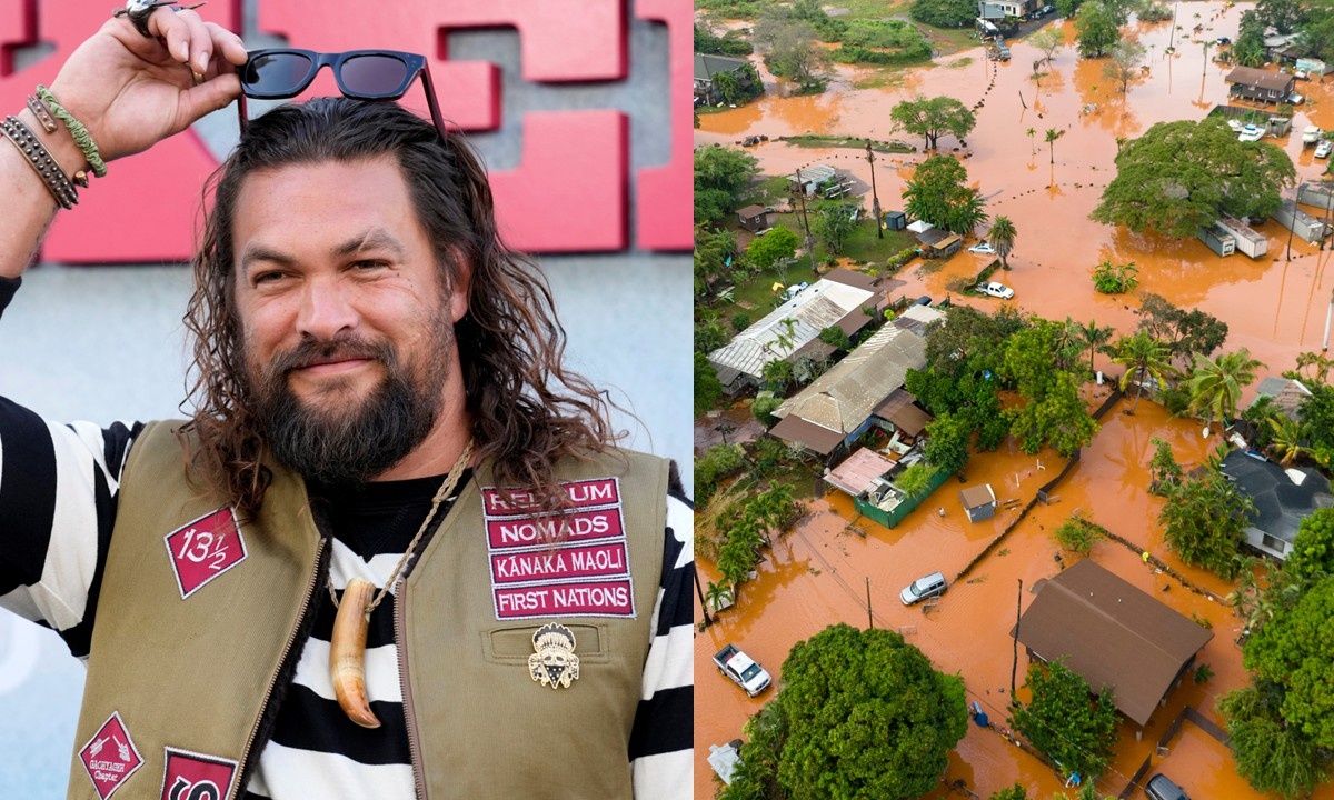 Tζέισον Μομόα: Απόδραση του Aquaman από την πλημμυρισμένη Χαβάη – Η συγκινητική ανάρτησή του