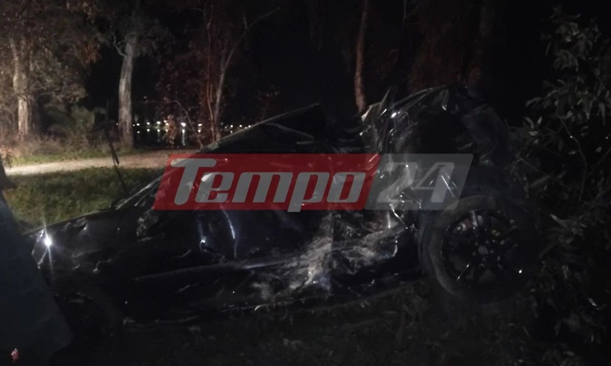 Τροχαίο ατύχημα στην Πάτρα: Αυτοκίνητο προσέκρουσε σε δέντρα – Στο νοσοκομείο ο οδηγός