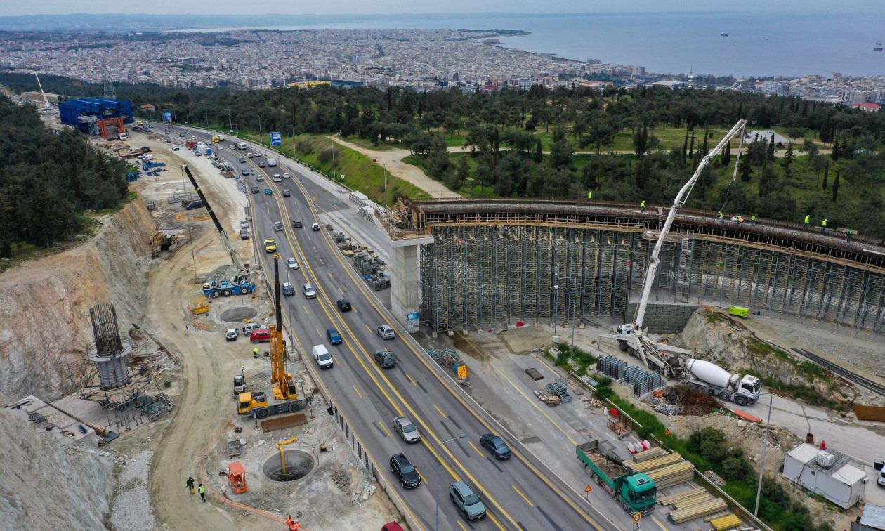 Flyover Θεσσαλονίκης: 12 φωτογραφίες από το έργο που αλλάζει την πόλη – Πότε θα παραδοθεί