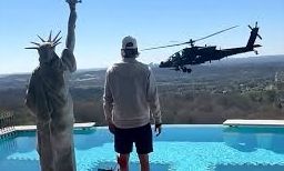 Ελικόπτερα Apache πέταξαν πάνω από την πισίνα του Kid Rock: Σάλος στις ΗΠΑ για τα βίντεο – πρόκληση