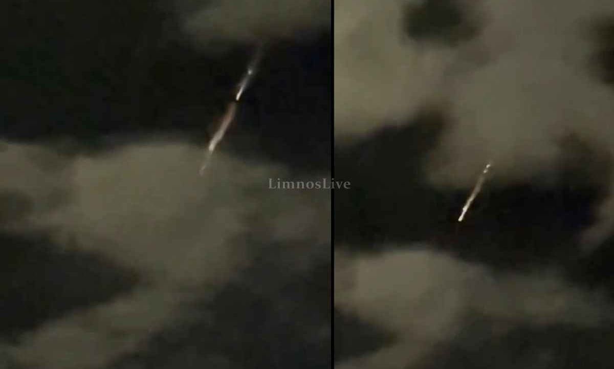 Λήμνος: Μυστήριο με φλεγόμενα αντικείμενα που έπεφταν από τον ουρανό – Δείτε βίντεο