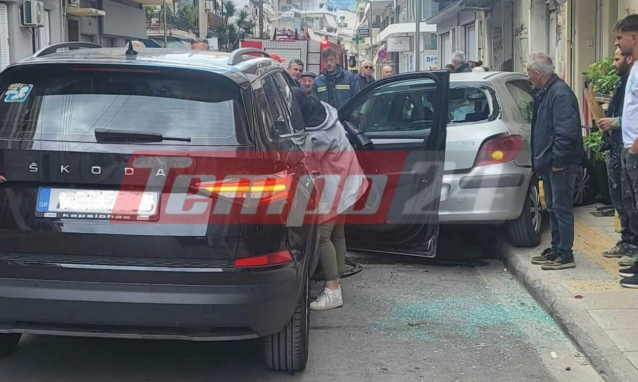 Τροχαίο στην Πάτρα: SUV προσέκρουσε σε σταθμευμένο όχημα και παρέσυρε πεζή