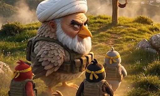 Οργή στη Χεζμπολάχ για το βίντεο «Angry Birds» που σατιρίζει τον ηγέτη της, Ναΐμ Κασέμ