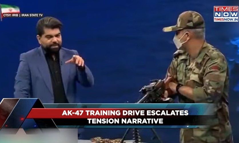«Μαθήματα» live στην ιρανική τηλεόραση – Πώς να ρίχνετε με όπλο AK-47