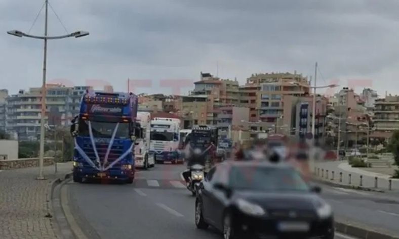 Ηράκλειο: Νταλίκες «ξεσήκωσαν» την Παραλιακή λίγο πριν τον γάμο – Δείτε βίντεο
