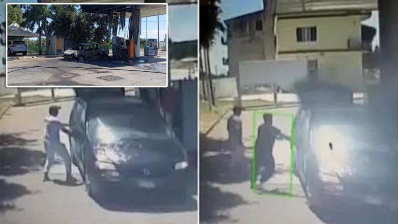 Ιταλία: Βίντεο-ντοκουμέντο με το φλεγόμενο βαν με τους τέσσερις νεκρούς