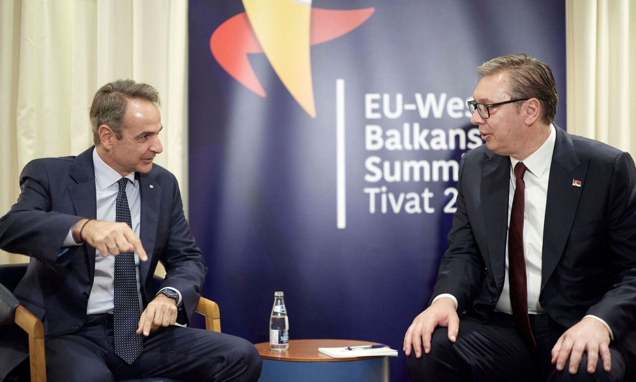 Ο Μητσοτάκης συναντήθηκε με τον Βούτσιτς: Επί τάπητος η συνεργασία Ελλάδας – Σερβίας στην ενέργεια