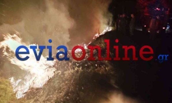 Φωτιά στην Εύβοια: Μάχη με τις φλόγες δίνουν πυροσβέστες και κάτοικοι στο Μίστρο -Οι πρώτες εικόνες