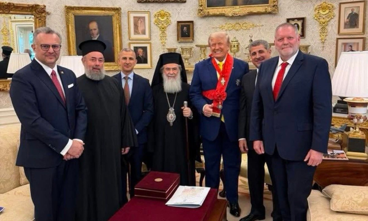 Συνάντηση Τραμπ με τον Πατριάρχη Ιεροσολύμων – Στο επίκεντρο οι Χριστιανοί της Μέσης Ανατολής