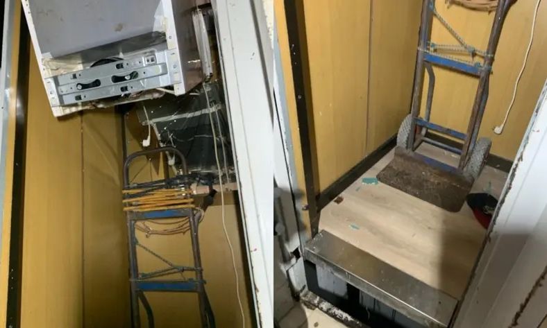 Ηράκλειο: Άνδρας εγκλωβίστηκε μεταξύ δύο ορόφων σε ασανσέρ μεταφέροντας ψυγείο