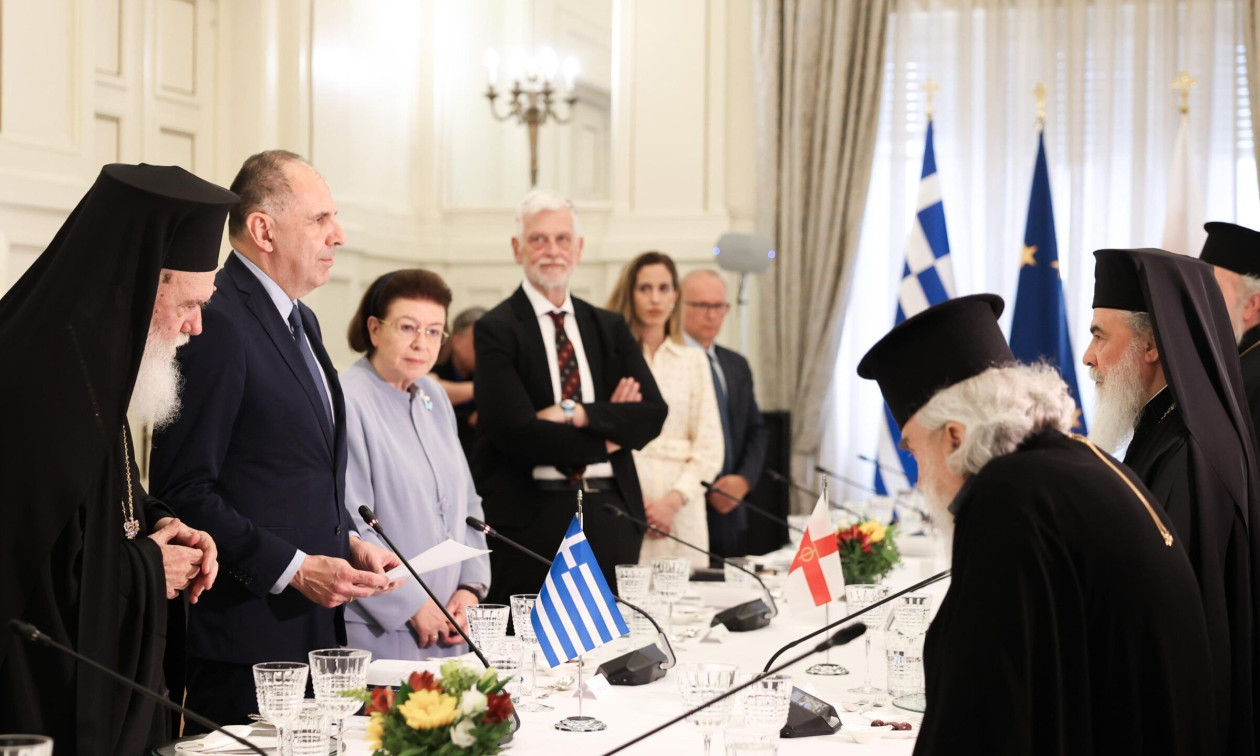 Γεραπετρίτης σε Πατριάρχη Ιεροσολύμων: Η Ελλάδα θα βρίσκεται στο πλευρό του Πατριαρχείου