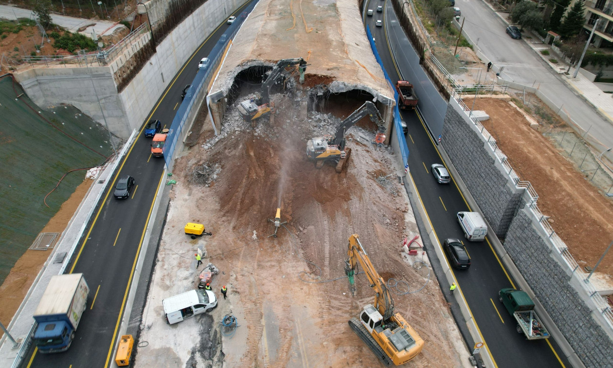 Flyover: Κλείνει για 48 ώρες ο Περιφερειακός Θεσσαλονίκης για την κατεδάφιση της γέφυρας Πανοράματος