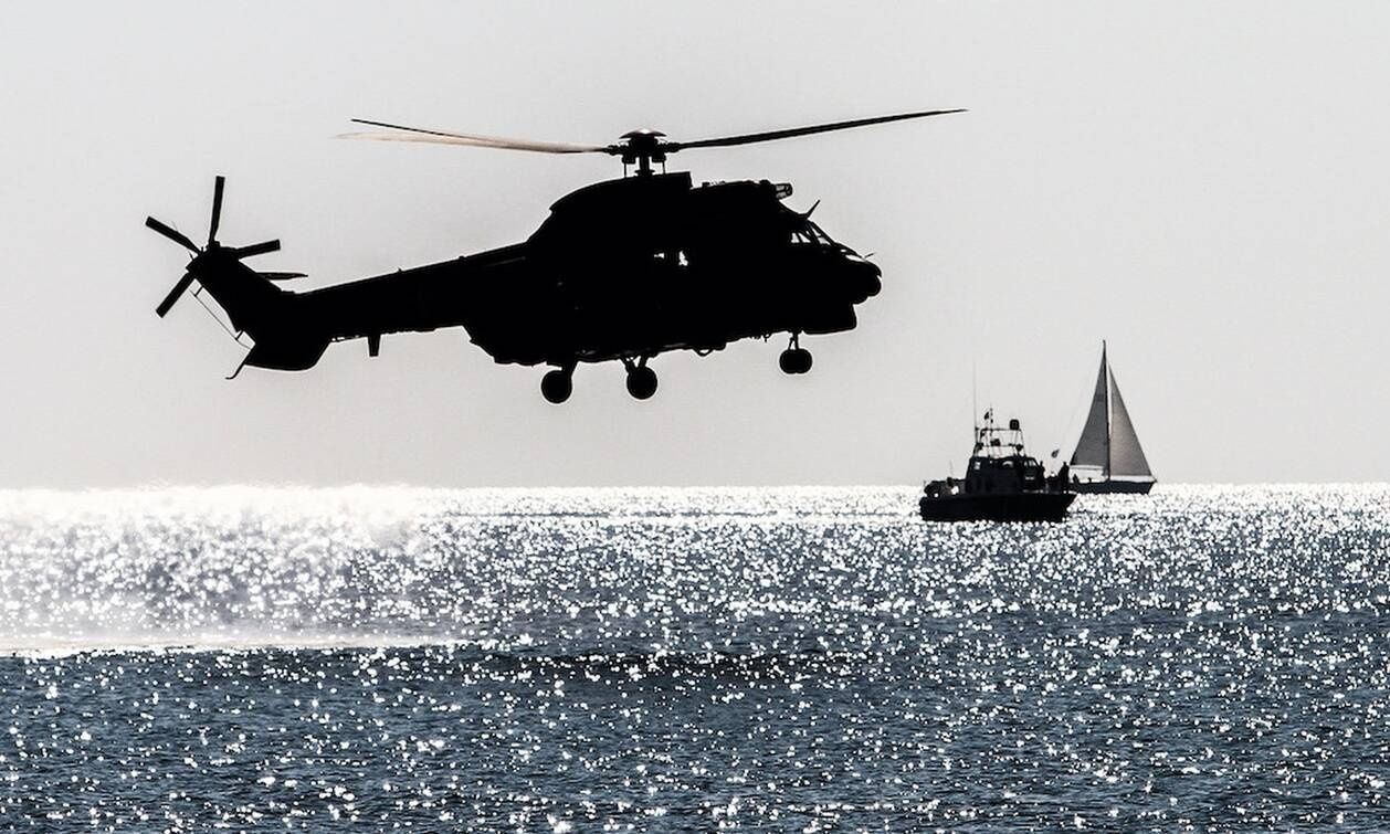 Αεροδιακομιδή ασθενούς με Super Puma της Πολεμικής Αεροπορίας νότια της Γαύδου