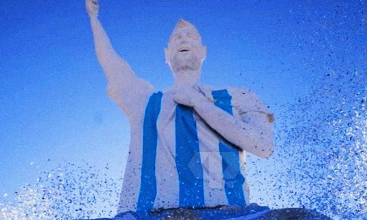 Nέο άγαλμα του Μέσι, ύψους 26 μέτρων στην Παταγονία, έχει γίνει viral για όλους τους λάθος λόγους