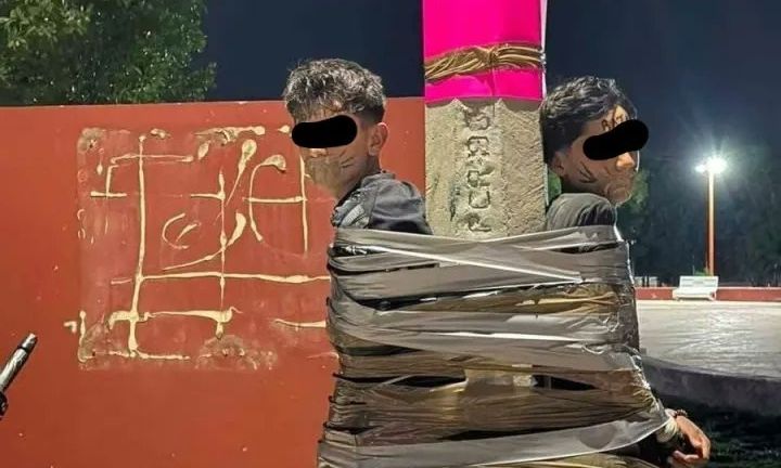 Το Μεξικό απέκτησε τον δικό του «Μπάτμαν»: Άνδρας καταδιώκει και «δένει» κλέφτες μηχανών σε στύλους