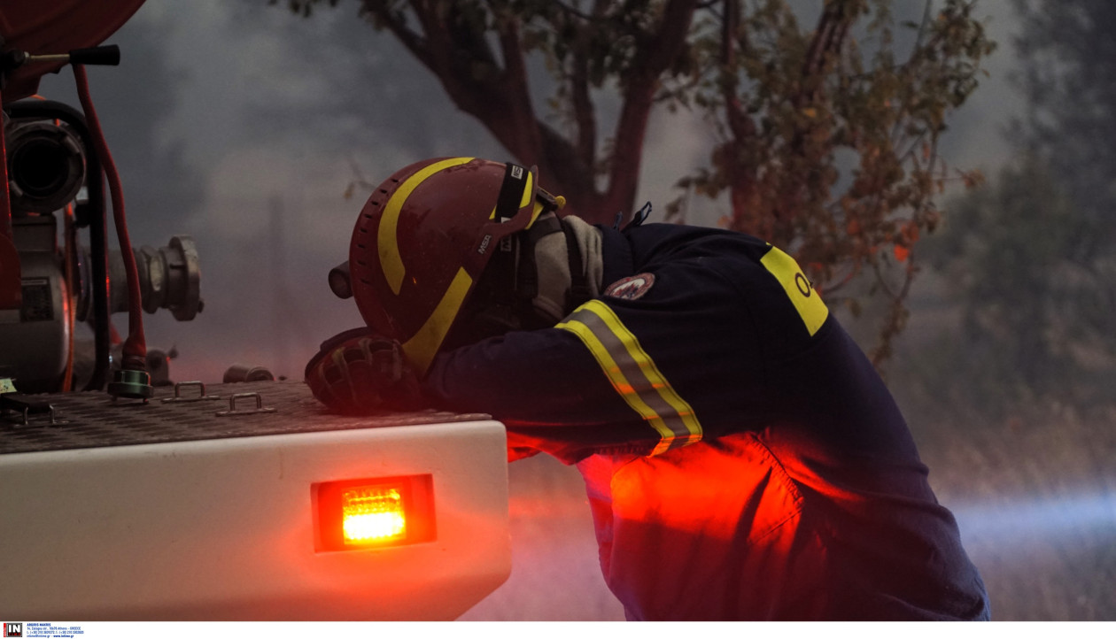 Υπό έλεγχο η πυρκαγιά σε αγροτοδασική έκταση στον Άγιο Ισίδωρο Κορώνης