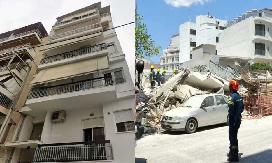 Πετράλωνα: Αυτή η πολυκατοικία κατέρρευσε – Μία γυναίκα αγνοείται