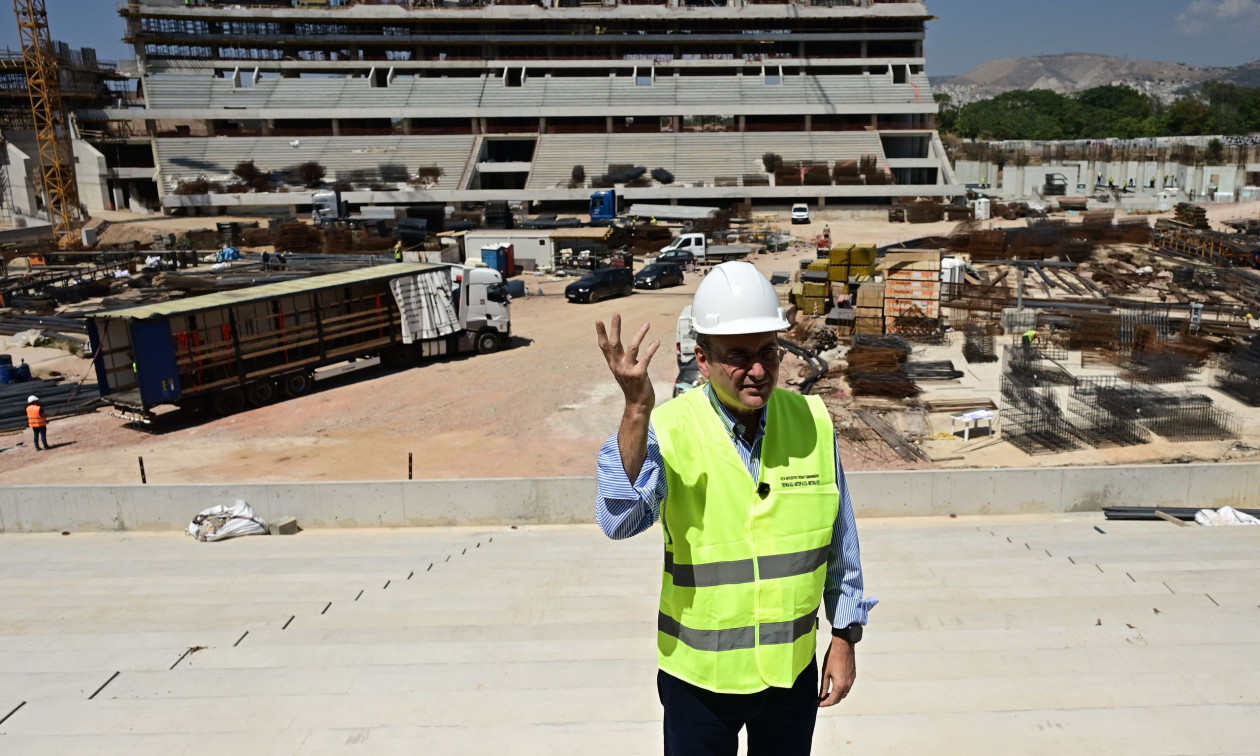 Ο Χατζηδάκης επιθεώρησε τα έργα στον Βοτανικό: Το γήπεδο του Παναθηναϊκού θα έχει ολοκληρωθεί το ’27