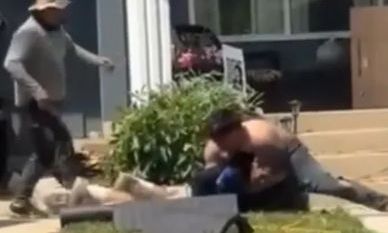 Άγριος καυγάς με εργάτες σε οροφή: Πέταγαν ο ένας τον άλλον στο έδαφος από την ταράτσα (βίντεο)
