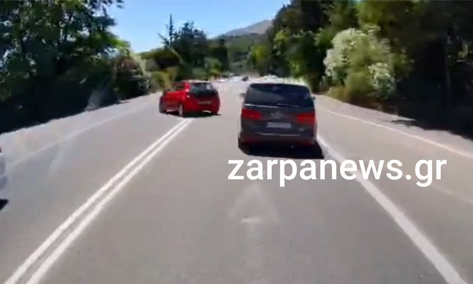 Χανιά: Νέο εξοργιστικό βίντεο με ασυνείδητο οδηγό – Κάνει αναστροφή στη μέση του δρόμου