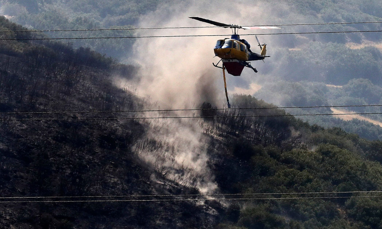Οριοθετήθηκε η φωτιά στην Ευκαρπία Θεσσαλονίκης