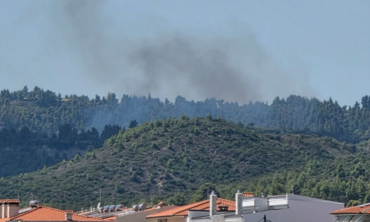 Φωτιά στο πρώτο πόδι της Χαλκιδικής