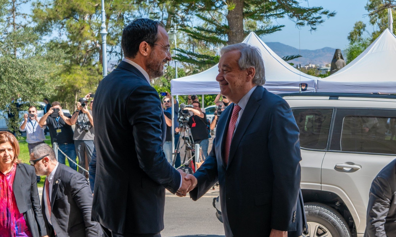 Γκουτέρες: Ισχυρή δέσμευση για επίλυση του Κυπριακού, θα κάνω ό,τι μπορώ