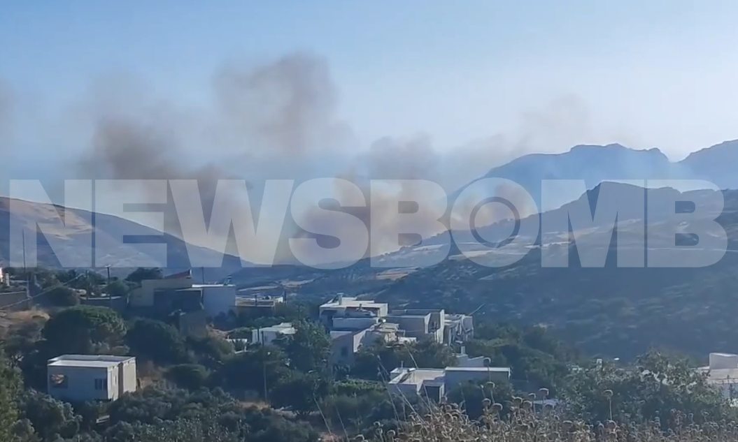 Φωτιά στο Ρέθυμνο: Βίντεο από την αναζωπύρωση στην Πρέβελη