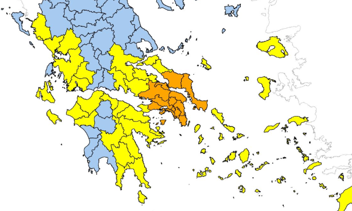 Πολύ υψηλός κίνδυνος φωτιάς σε Αττική και Βοιωτία τη Δευτέρα – Δείτε χάρτη