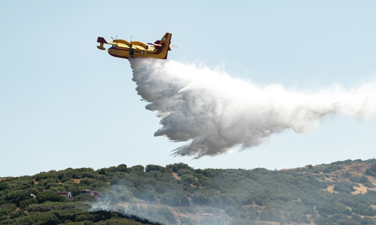 Φωτιά στην Ξηρόβρυση Κιλκίς – Στη μάχη δύο εναέρια μέσα