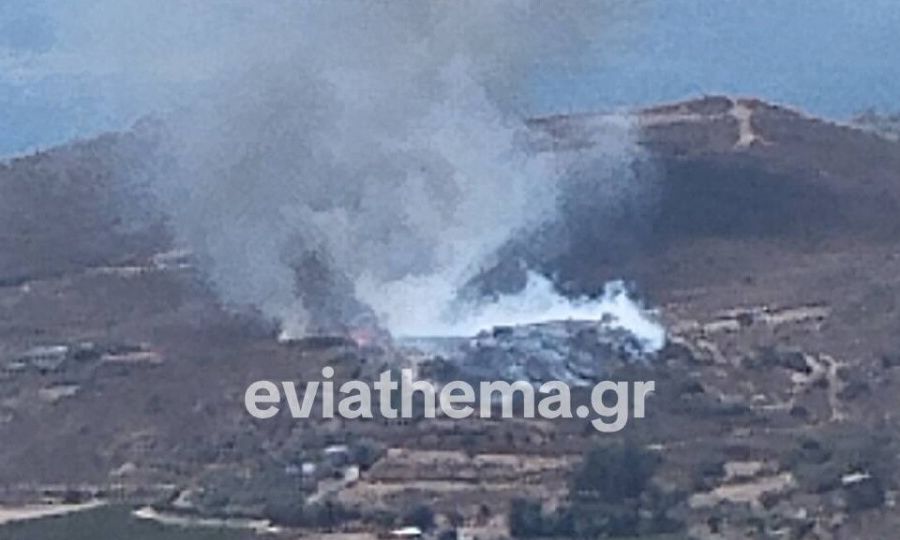Νέο 112 για την πυρκαγιά στην Κάρυστο – Εκκένωση Οσμαών και Ερωδιού προς την Κάρυστο