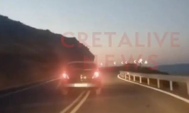 Κρήτη: Νέο βίντεο οργής – Οδηγός κάνει ζικ -ζακ και βγαίνει στο αντίθετο ρεύμα σε δρόμο με στροφές
