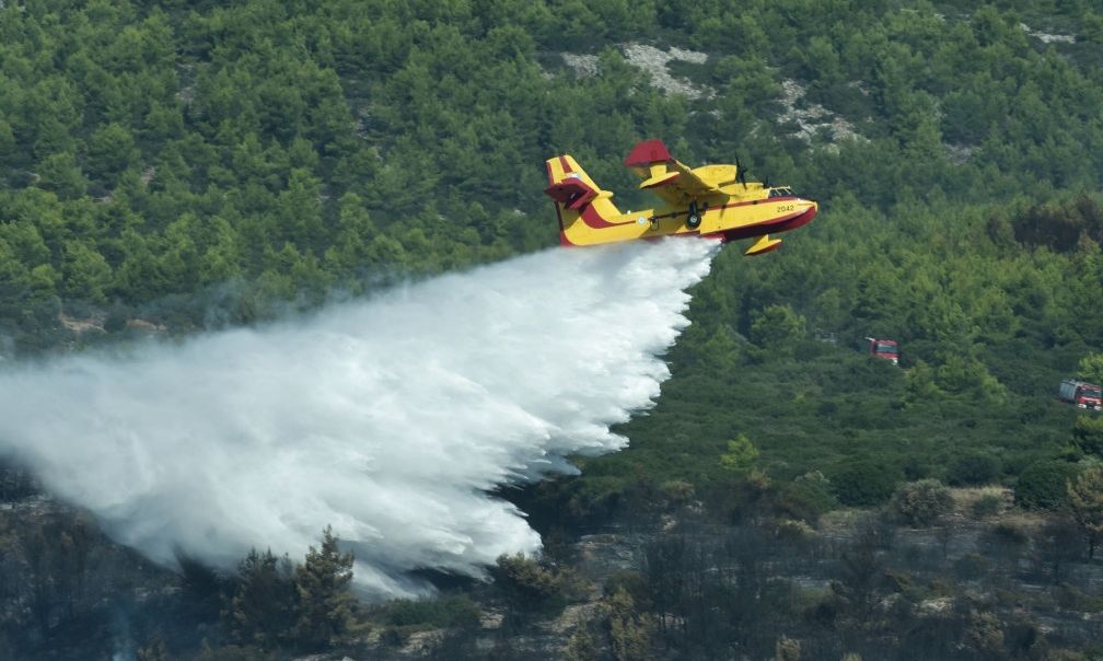 Υπό έλεγχο μέσα σε 15 λεπτά η πυρκαγιά στο Άγιο Όρος
