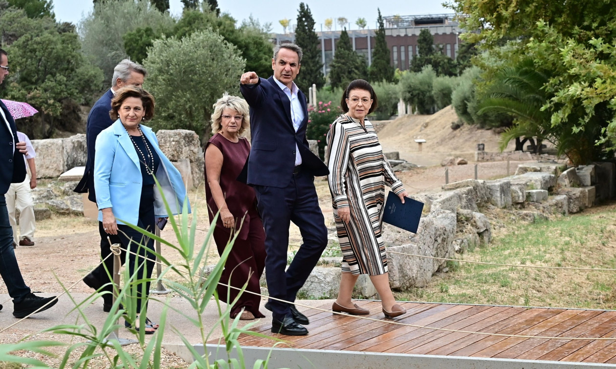 Κεραμεικός: Ο Μητσοτάκης στα εγκαίνια των έργων αναβάθμισης των υποδομών στον αρχαιολογικό χώρο