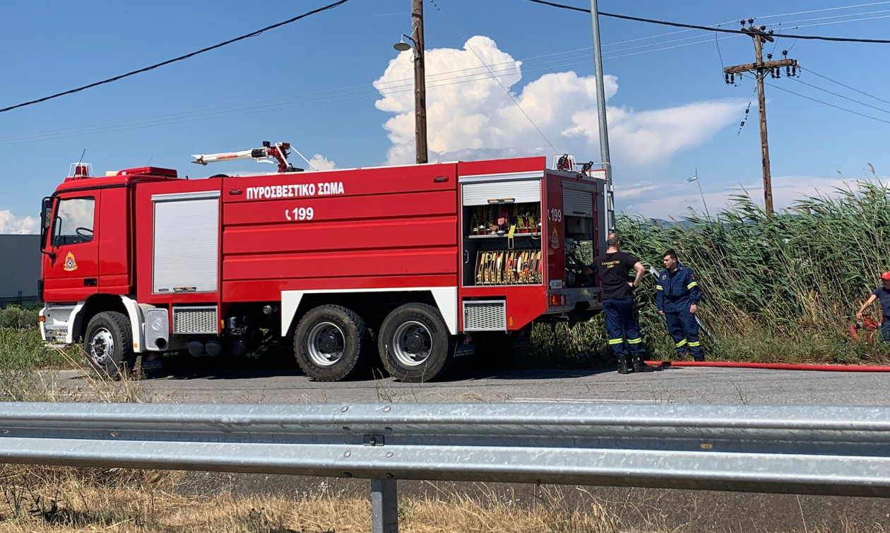 Καρδίτσα: Φωτιά στο Τιτάνιο όρος – Σηκώθηκαν 5 εναέρια μέσα