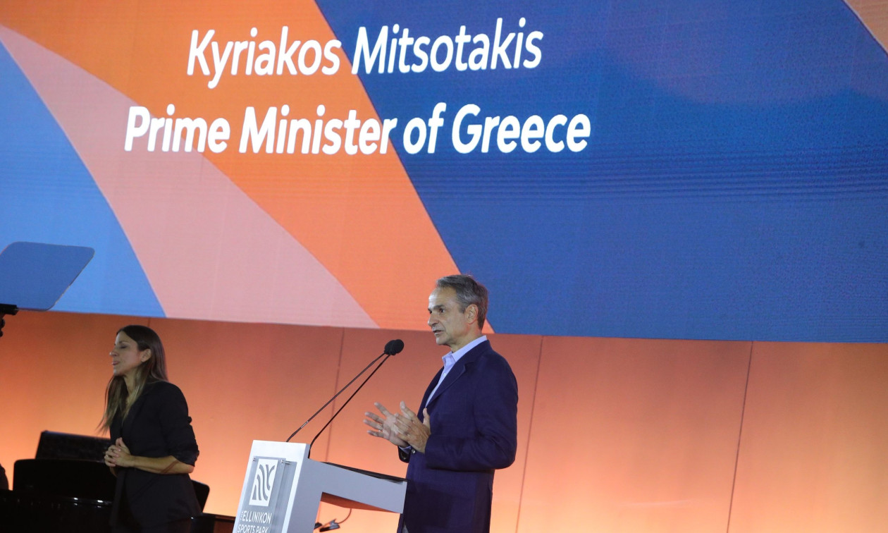 Ο Μητσοτάκης στα εγκαίνια του The Ellinikon Sports Park