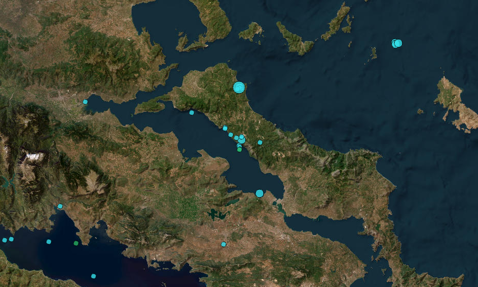 Ακόμα ένας σεισμός στην Εύβοια – 3,3 Ρίχτερ η δόνηση