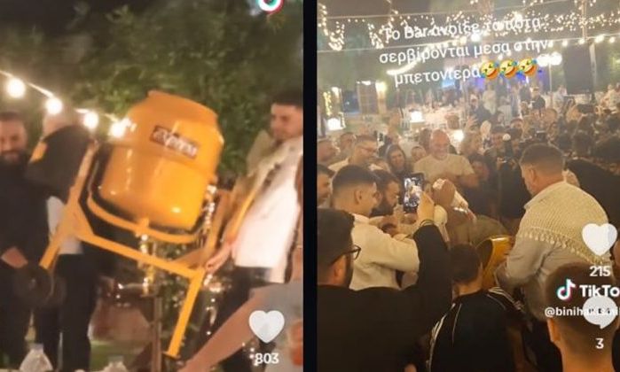 Μπετονιέρα- μπαρ σε γάμο στο Ηράκλειο: Η πρωτότυπη ιδέα που έγινε viral